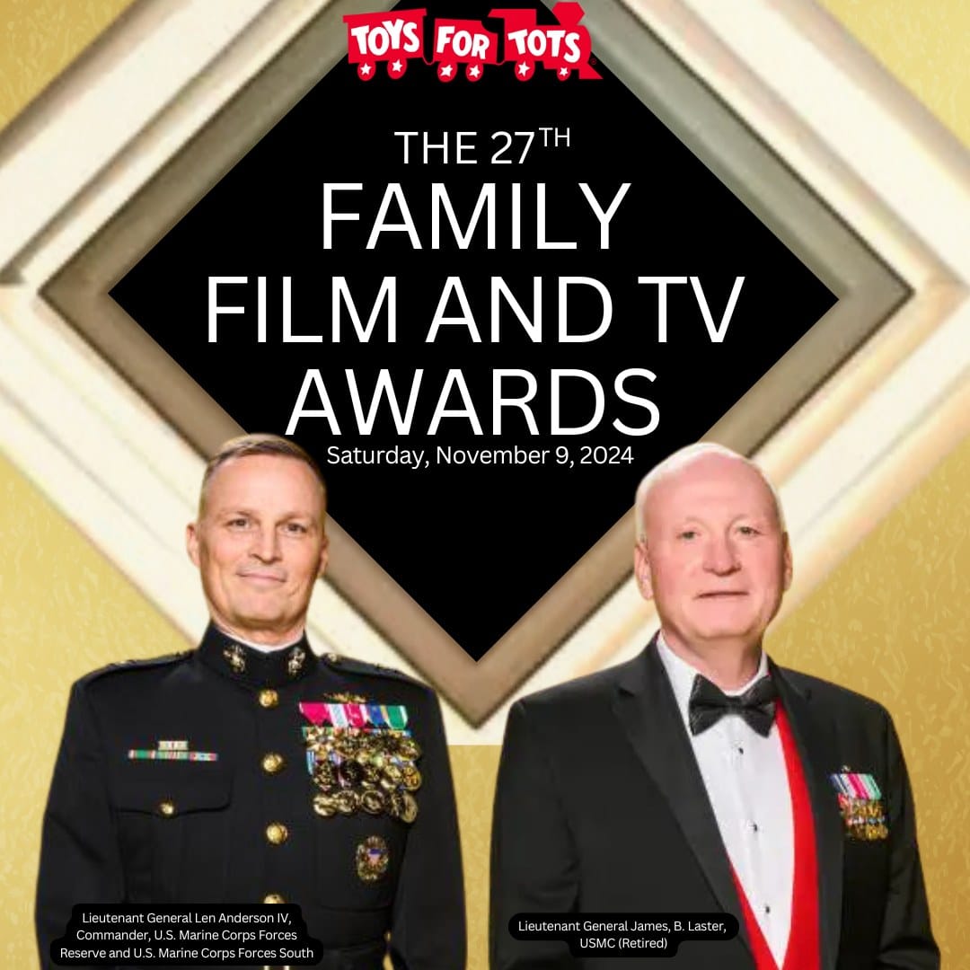Marine Toys for Tots Received Special Recognition at Family Film Awards